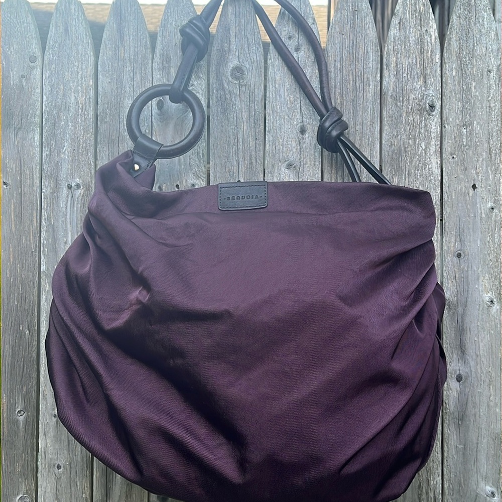 Sequoia Paris Hobo Bag Wine Color